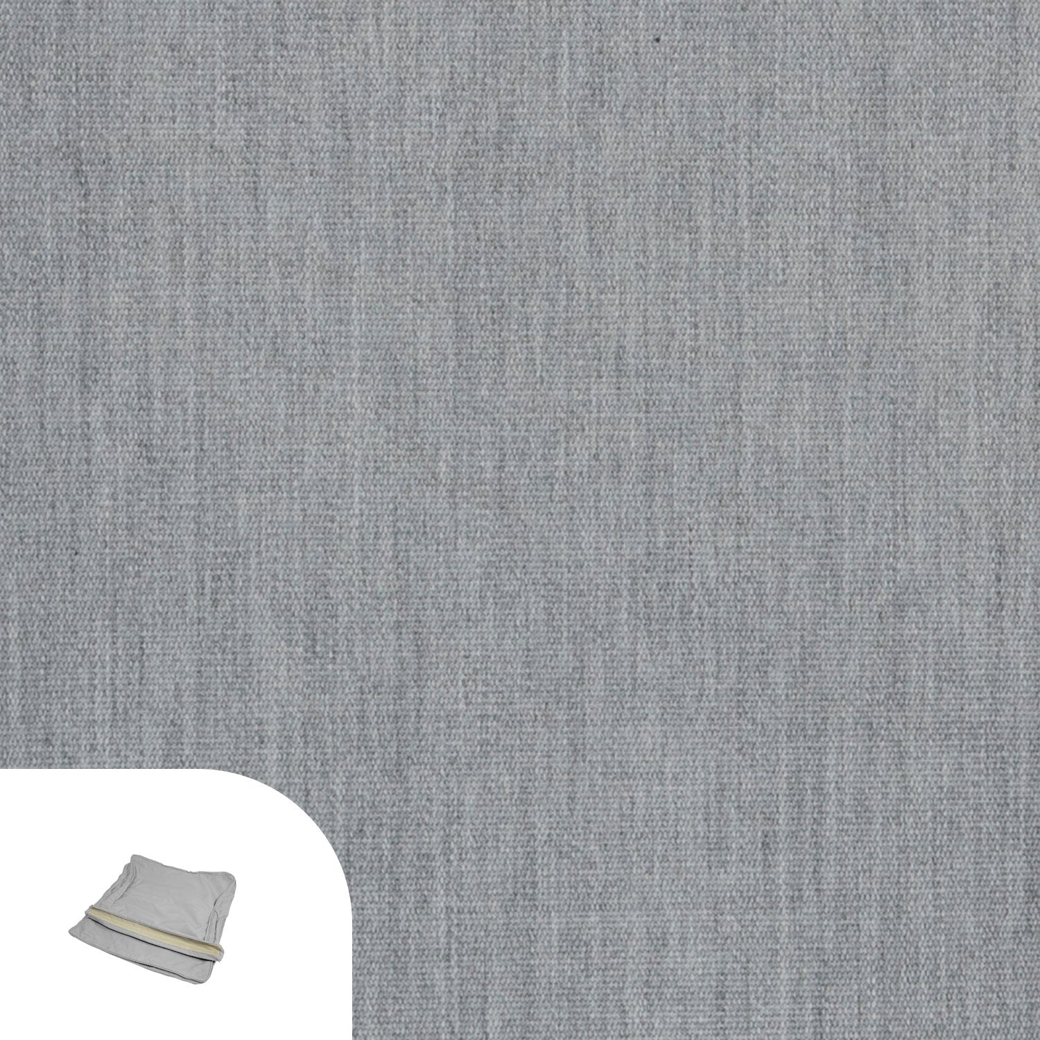 Manhattan Cushion Cover Replacement - Deep Seater / Sunbrella Granite Grey