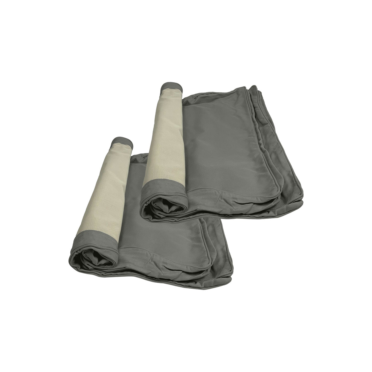 Manhattan Cushion Cover Replacement - Loveseat / Olefin Charcoal