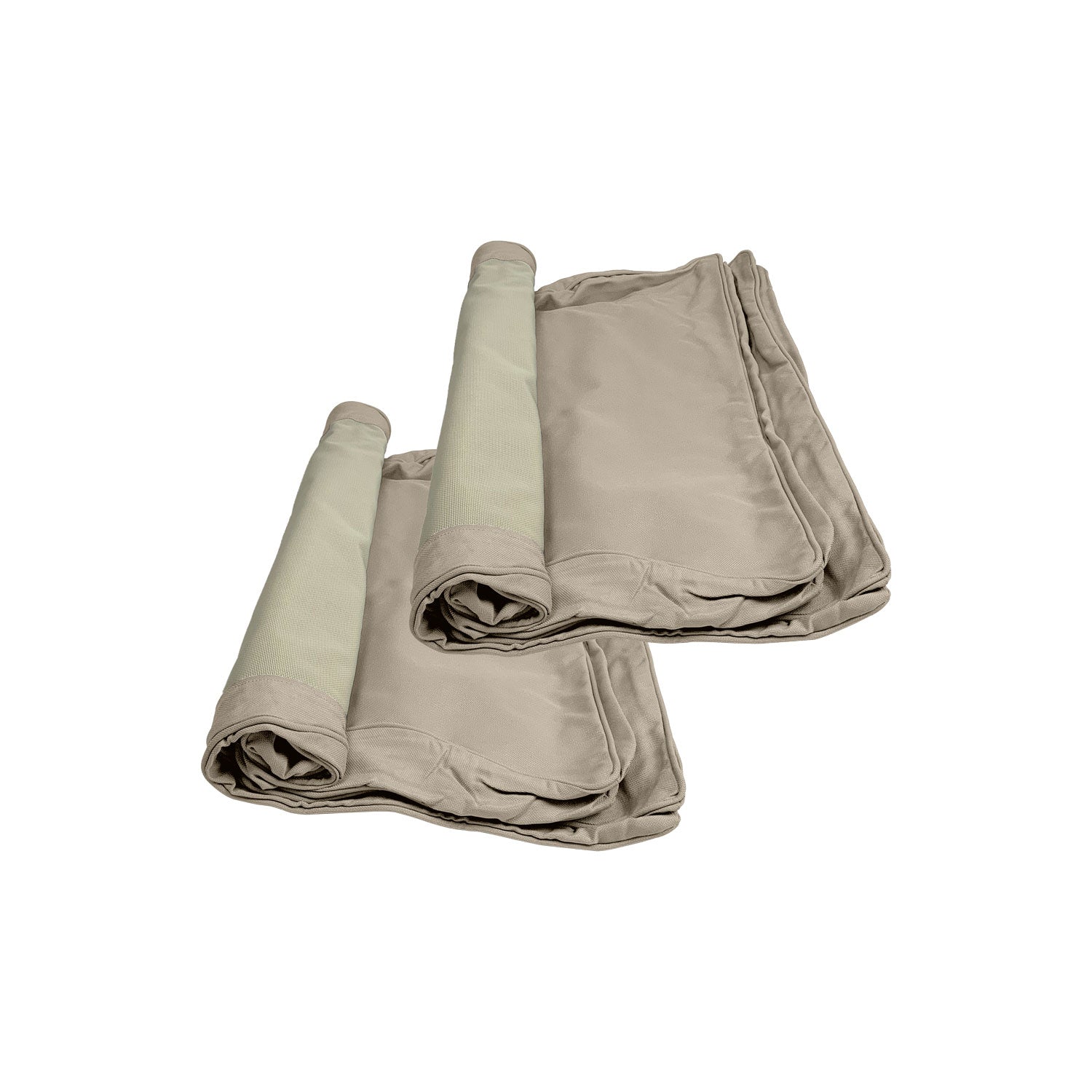 Manhattan Cushion Cover Replacement - Loveseat / Olefin Taupe