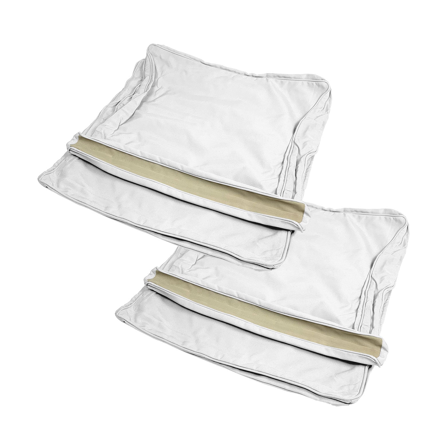 Manhattan Cushion Cover Replacement - Loveseat / Olefin White