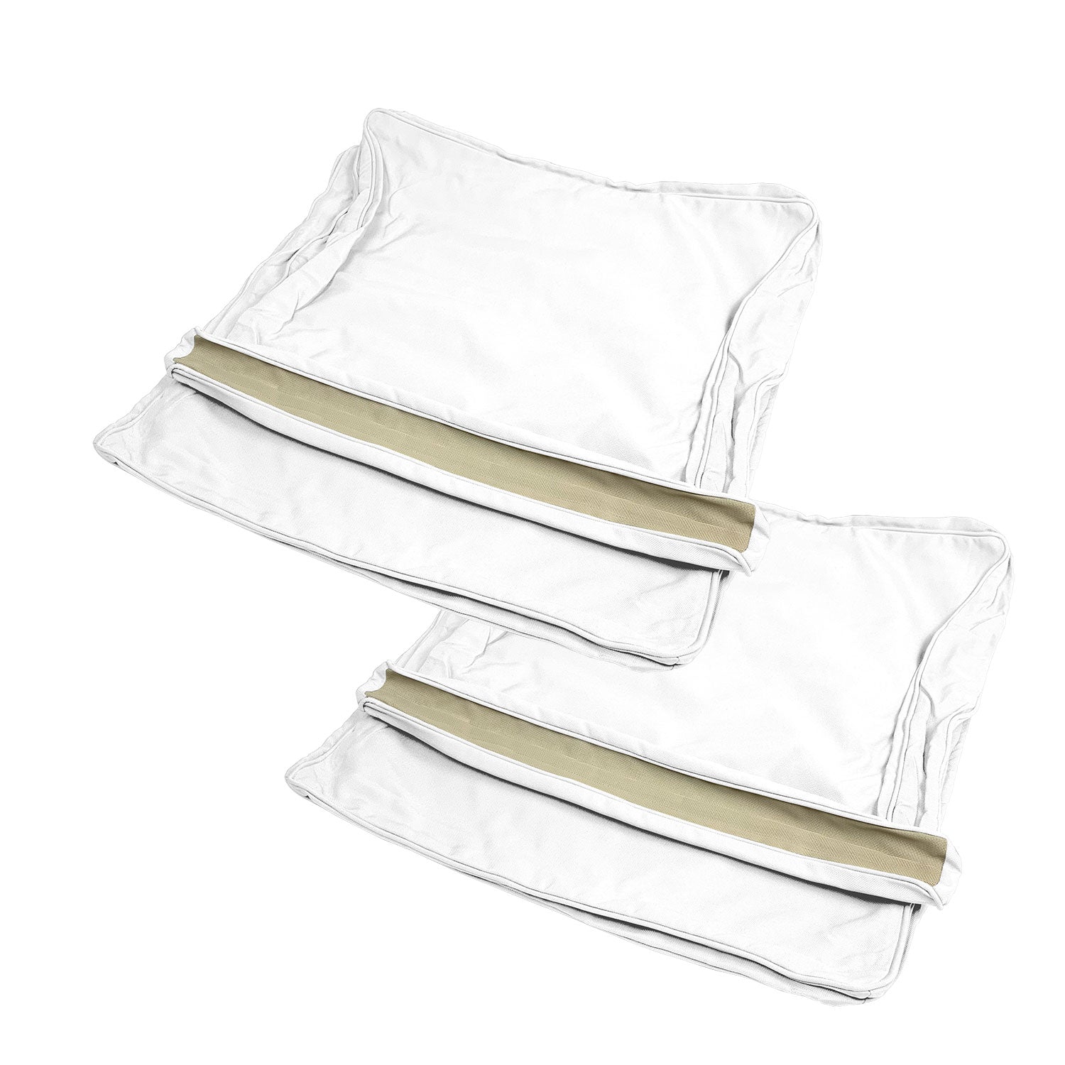 Manhattan Cushion Cover Replacement - Loveseat / Sunbrella White