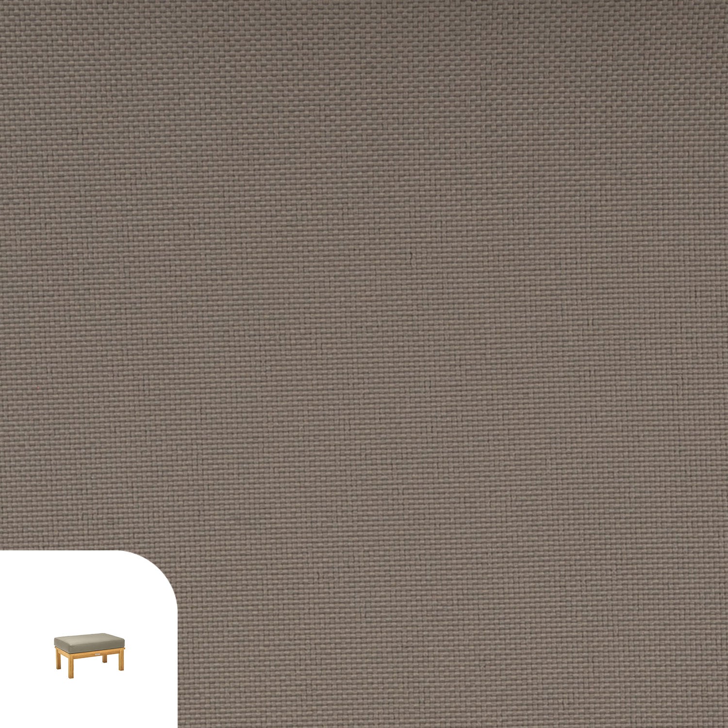 Manhattan Cushion Cover Replacement - Ottoman / Olefin Taupe