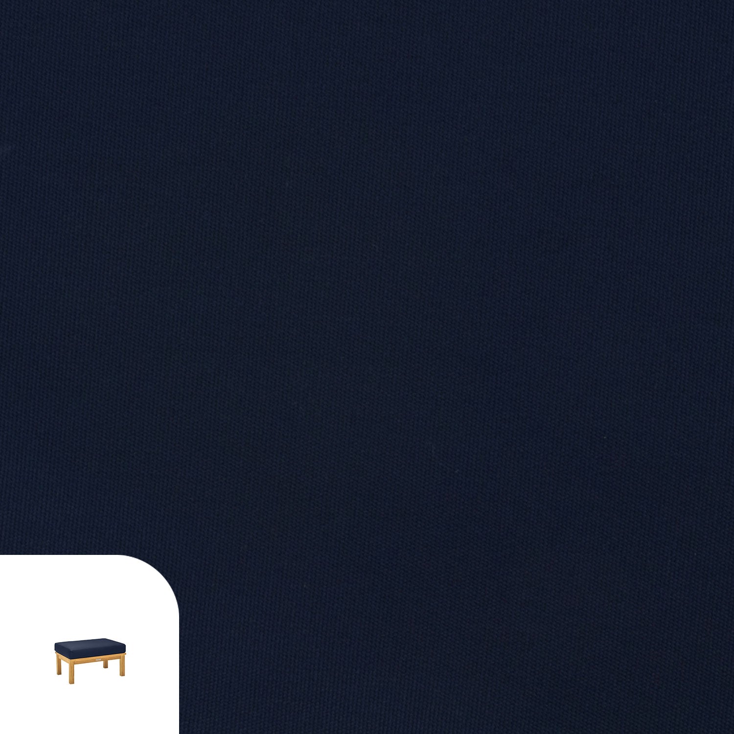 Manhattan Cushion Cover Replacement - Ottoman / Sunbrella Navy