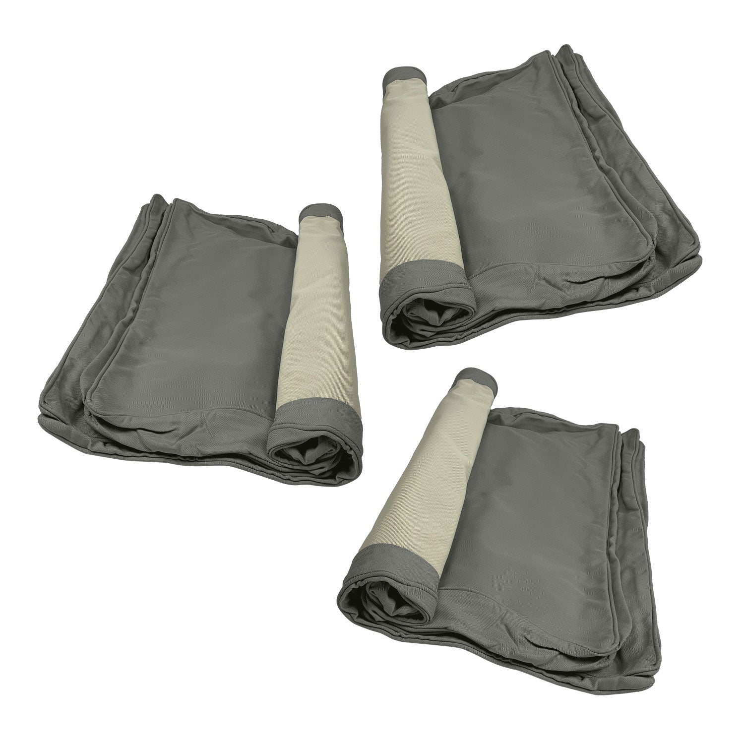 Manhattan Cushion Cover Replacement - Sofa / Olefin Charcoal