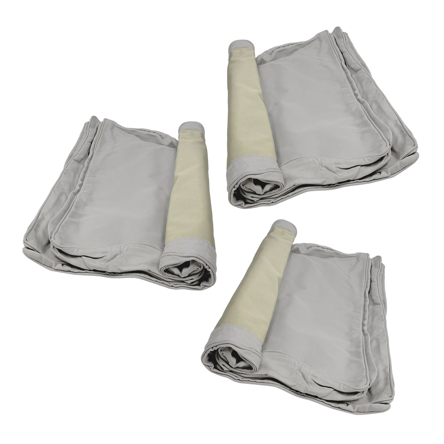 Manhattan Cushion Cover Replacement - Sofa / Olefin Grey