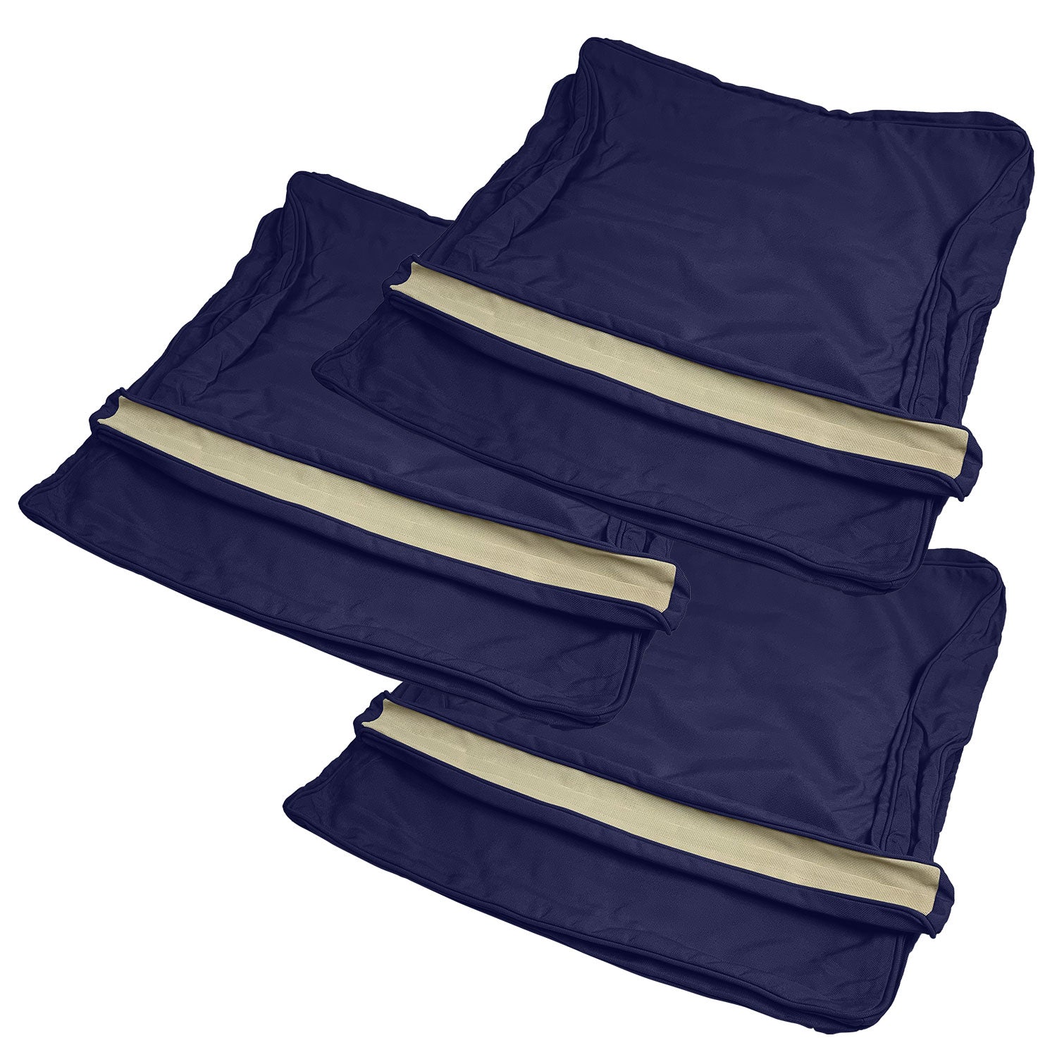 Manhattan Cushion Cover Replacement - Sofa / Olefin Navy