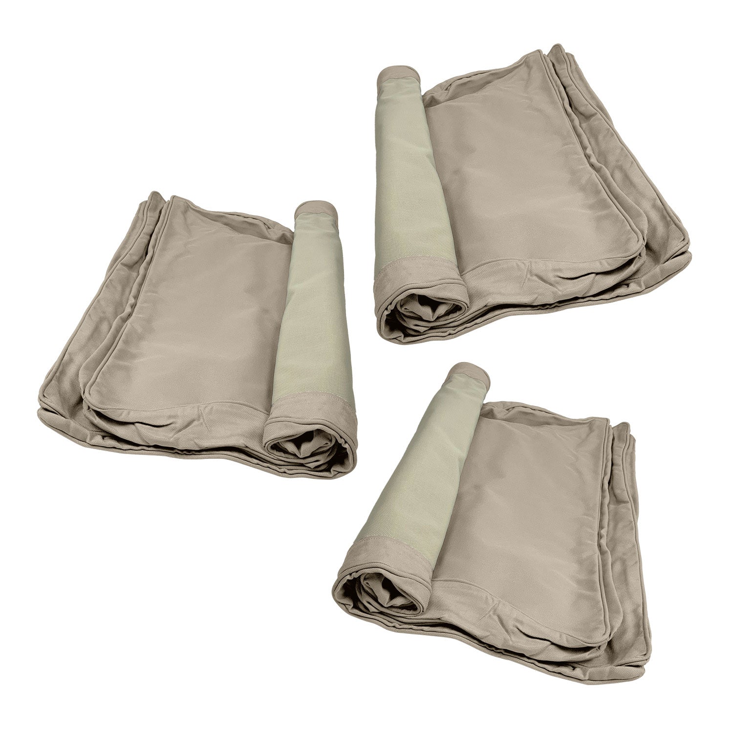 Manhattan Cushion Cover Replacement - Sofa / Olefin Taupe