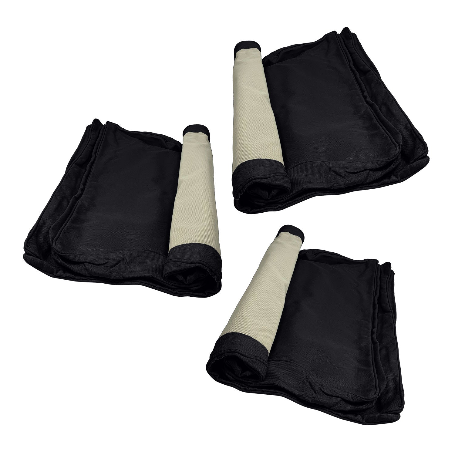 Manhattan Cushion Cover Replacement - Sofa / Sunbrella Raven Black