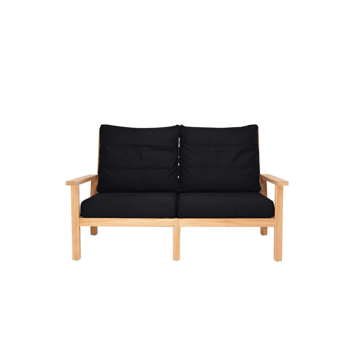 Manhattan Outdoor Sofa - L151 - 2 Seater / Olefin Black