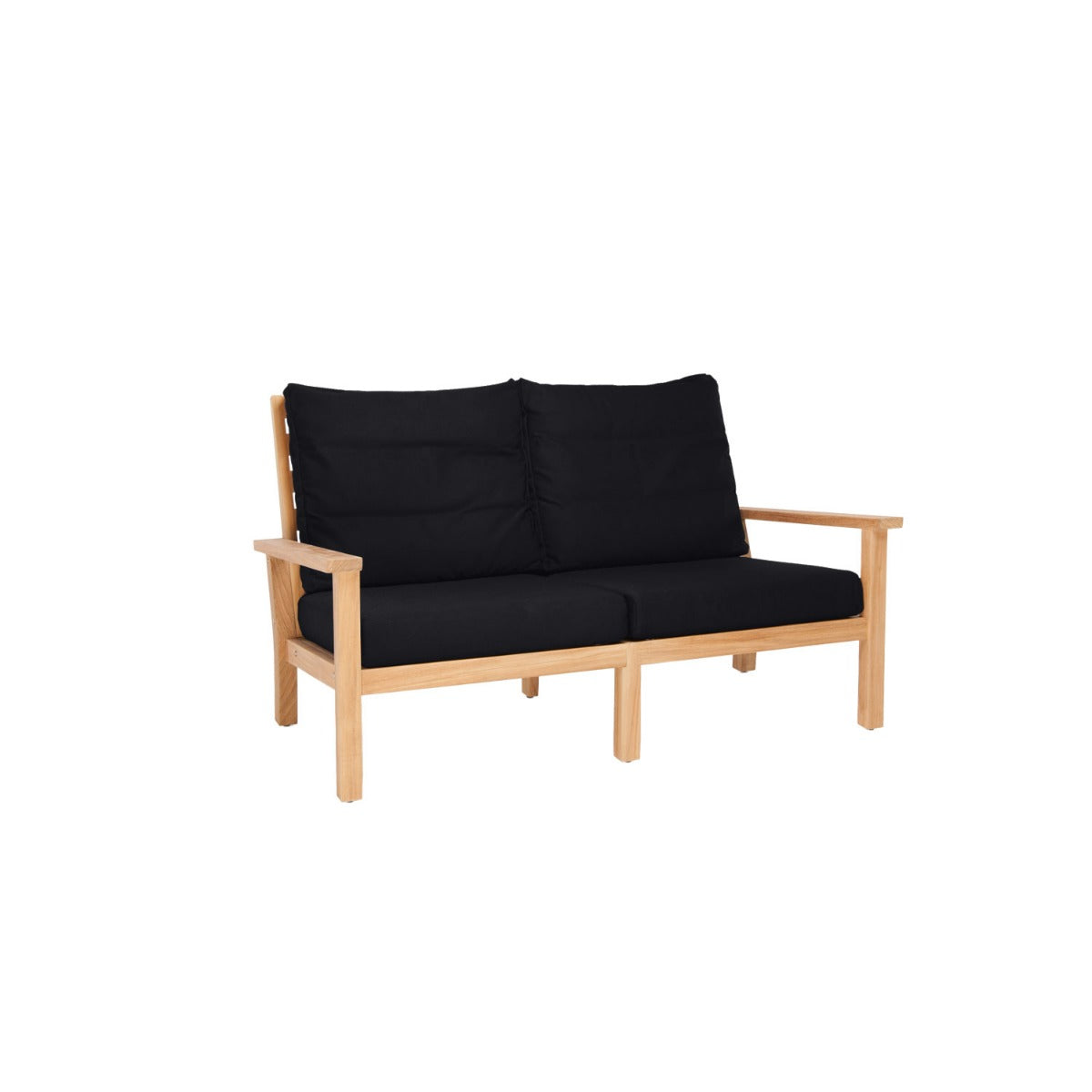 Manhattan Outdoor Sofa - L151 - 2 Seater / Olefin Black