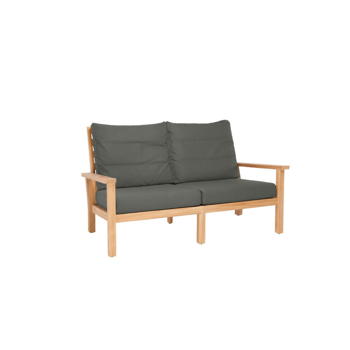 Manhattan Outdoor Sofa - L151 - 2 Seater / Olefin Charcoal