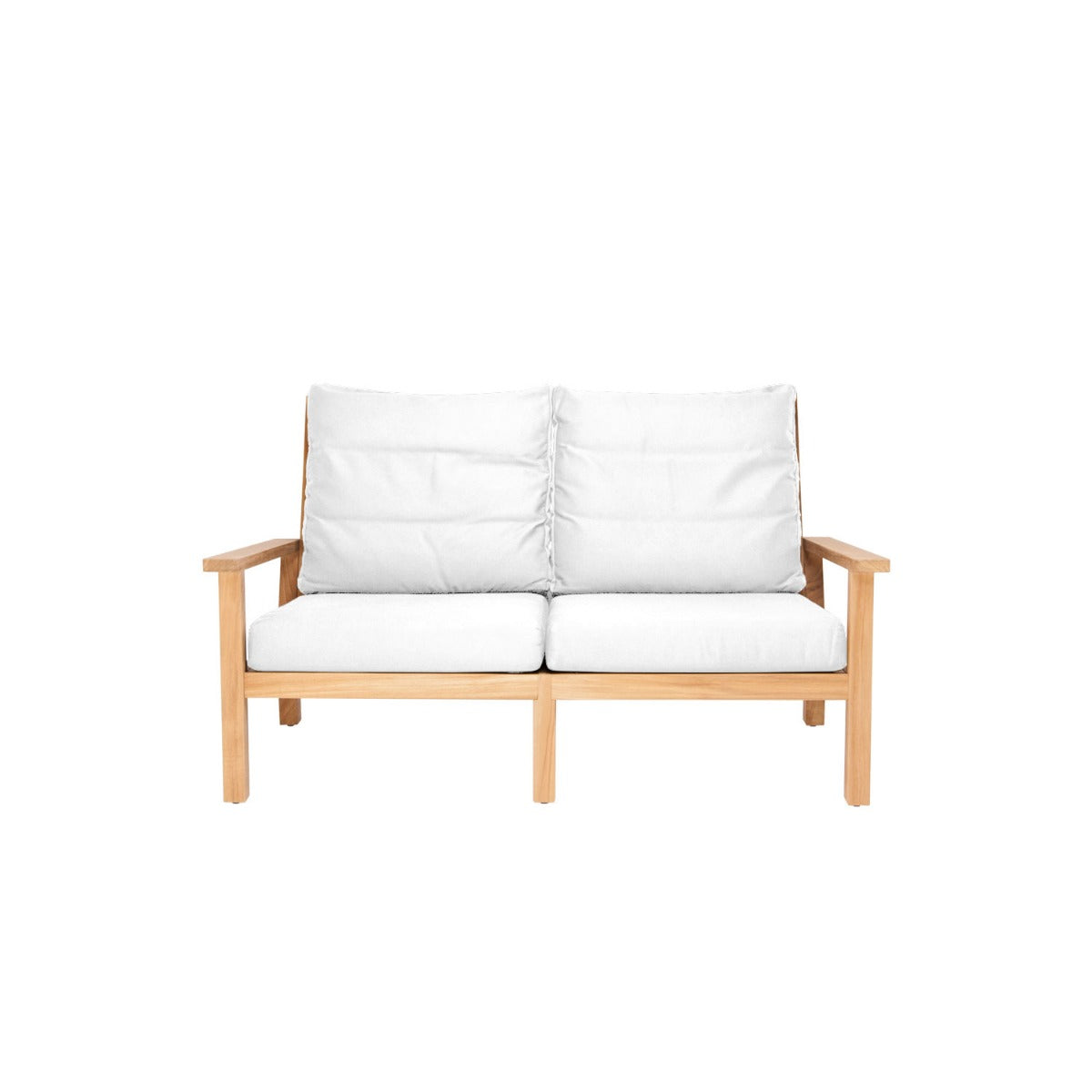 Manhattan Outdoor Sofa - L151 - 2 Seater / Olefin White