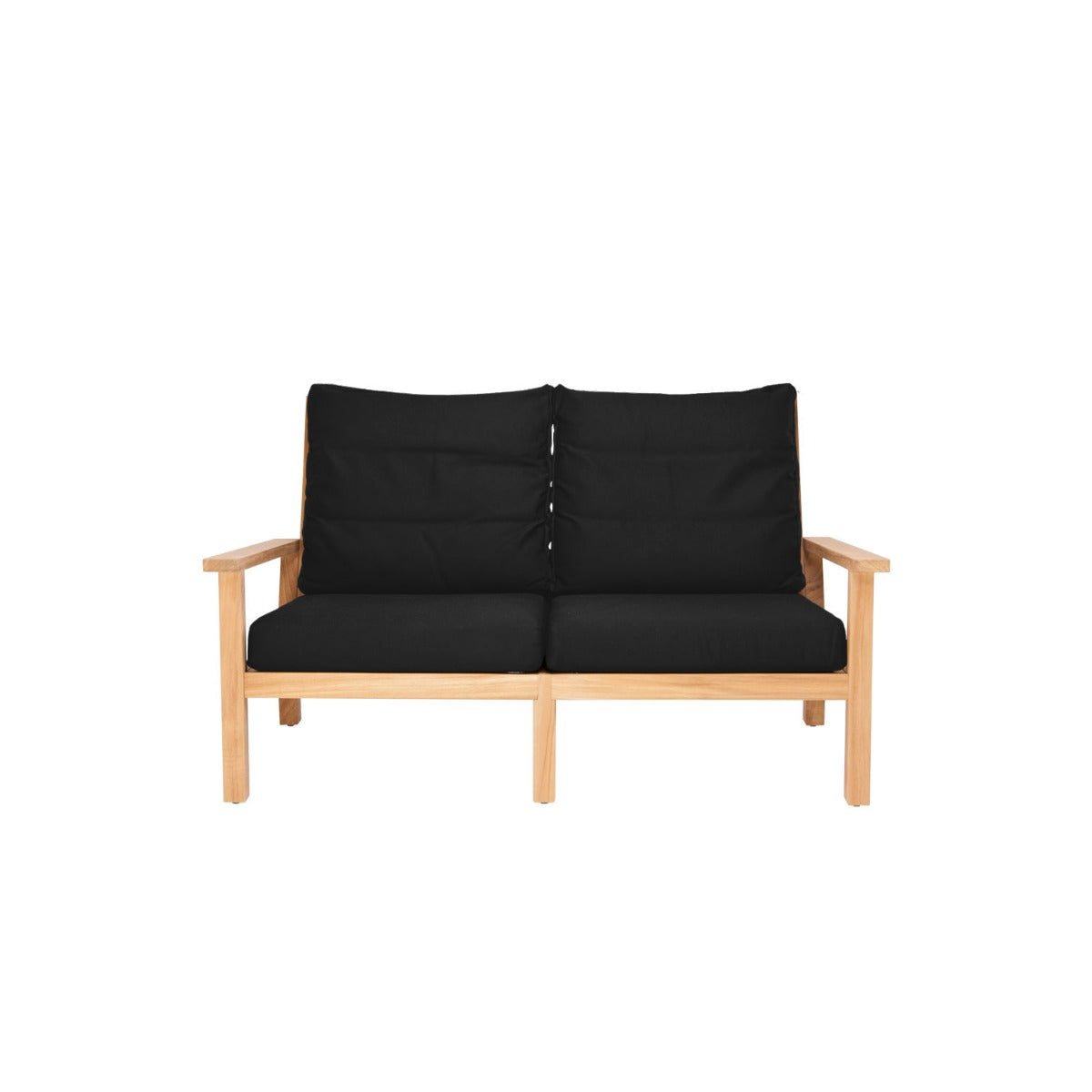 Manhattan Outdoor Sofa - L151 - 2 Seater / Sunbrella Raven Black
