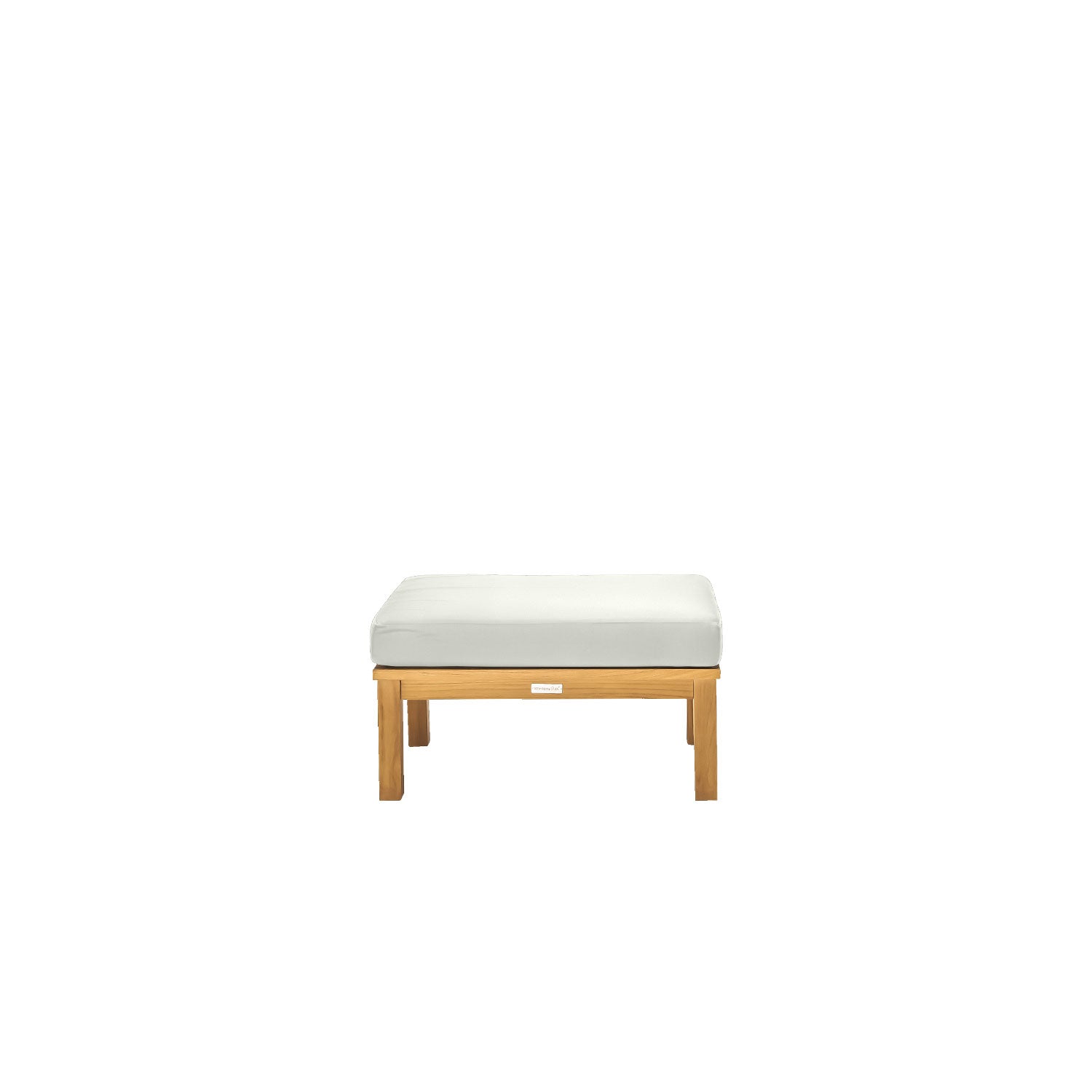 Manhattan Outdoor Ottoman - Sunbrella Stone