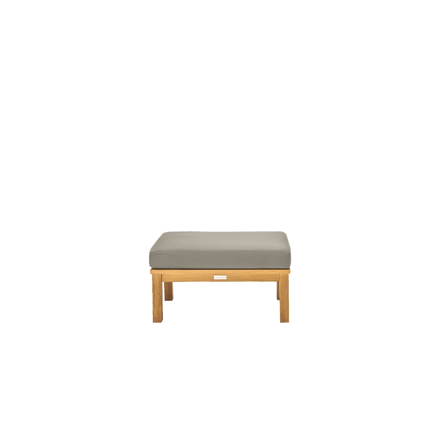 Manhattan Outdoor Ottoman - Sunbrella Taupe