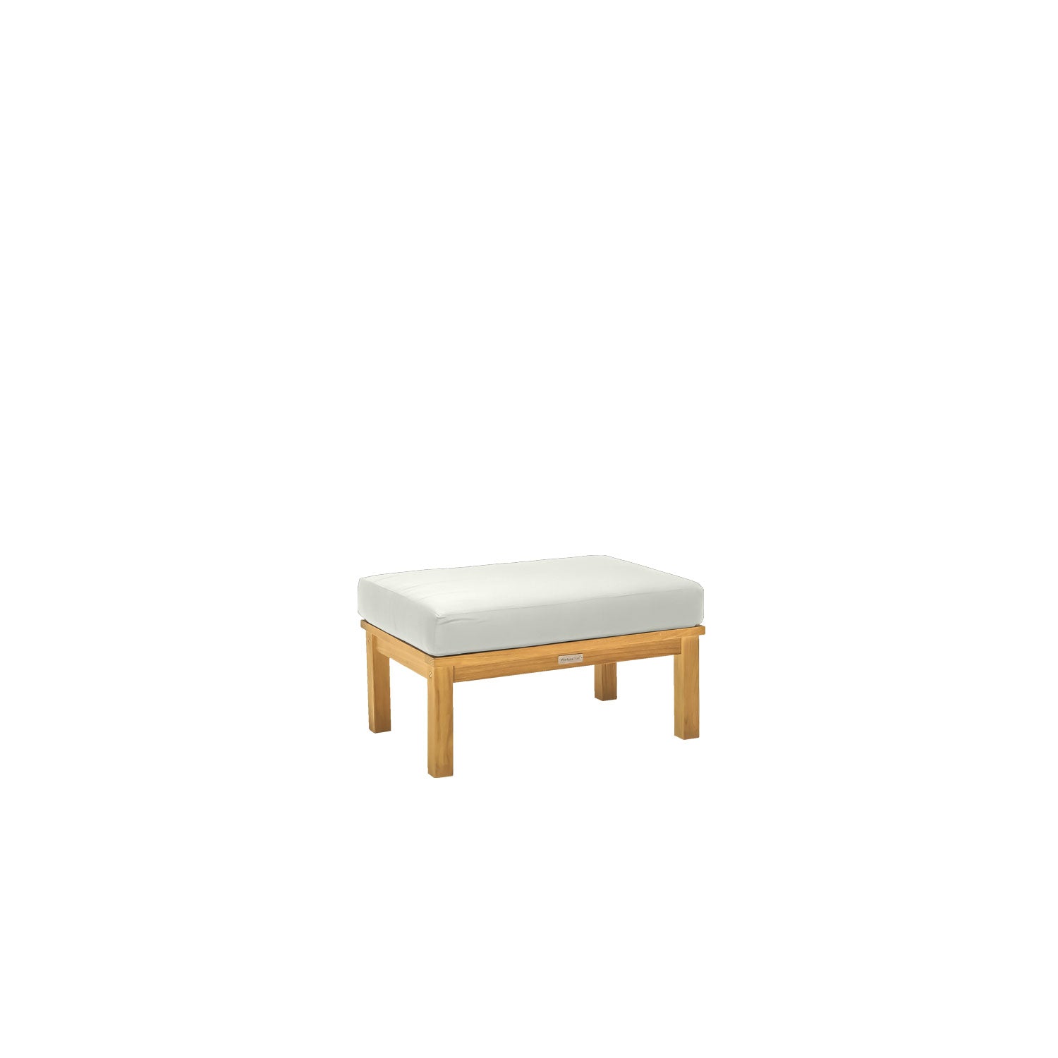 Manhattan Outdoor Ottoman - Sunbrella Stone