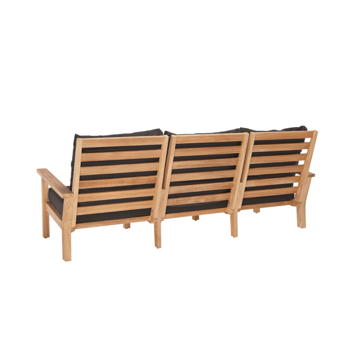 Manhattan Outdoor Sofa - L221 - 3 Seater / Sunbrella Walnut