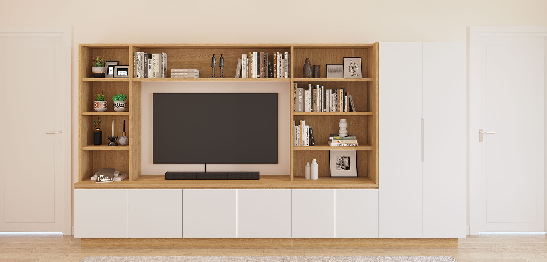 Personalised Pantry TV Unit: Apartment Solution