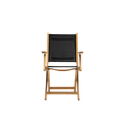 Mendez Folding Chair Black - Armchair