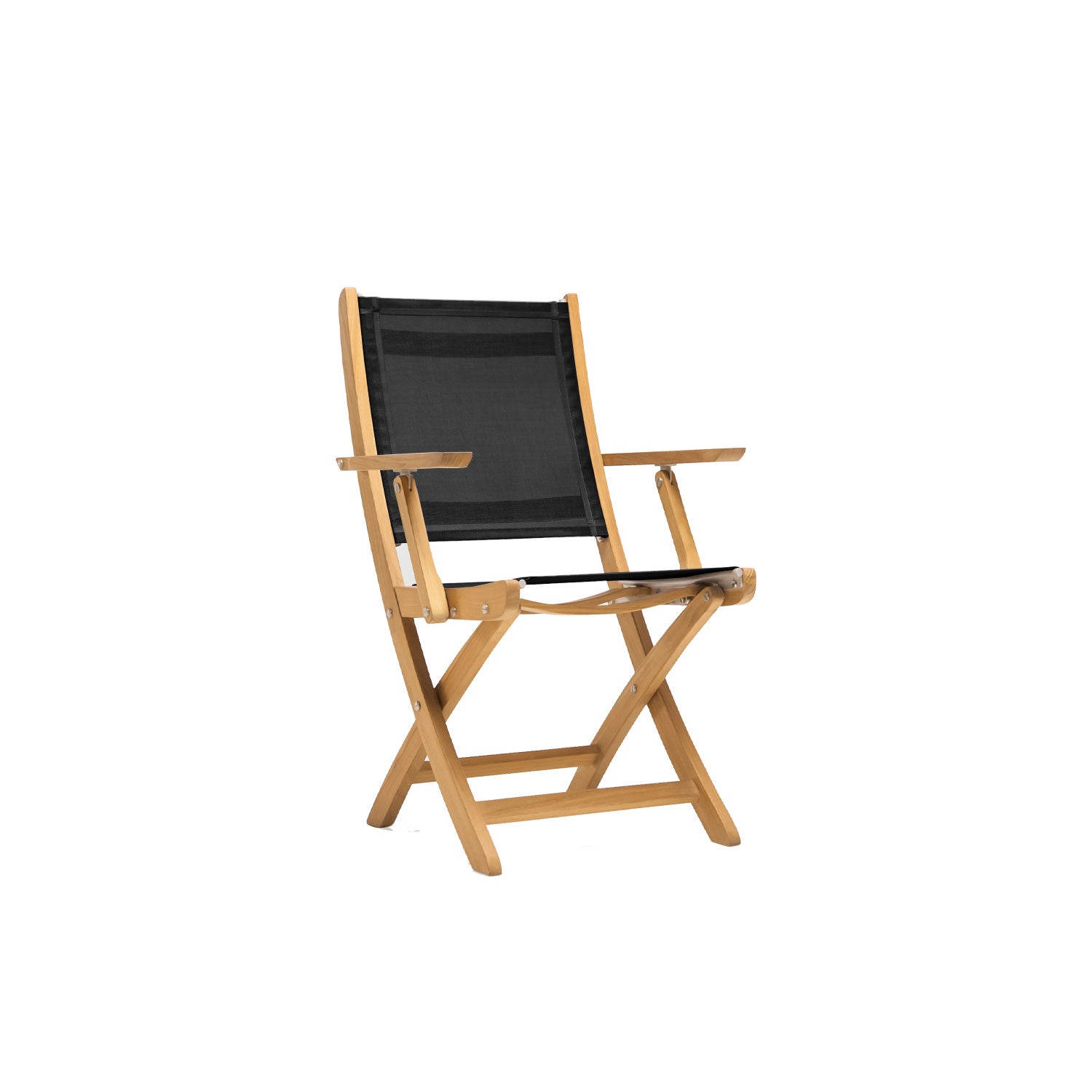 Mendez Folding Chair Black - Armchair