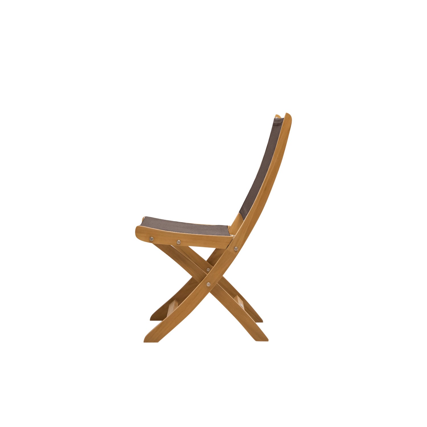 Mendez Folding Chair Brown - Side Chair