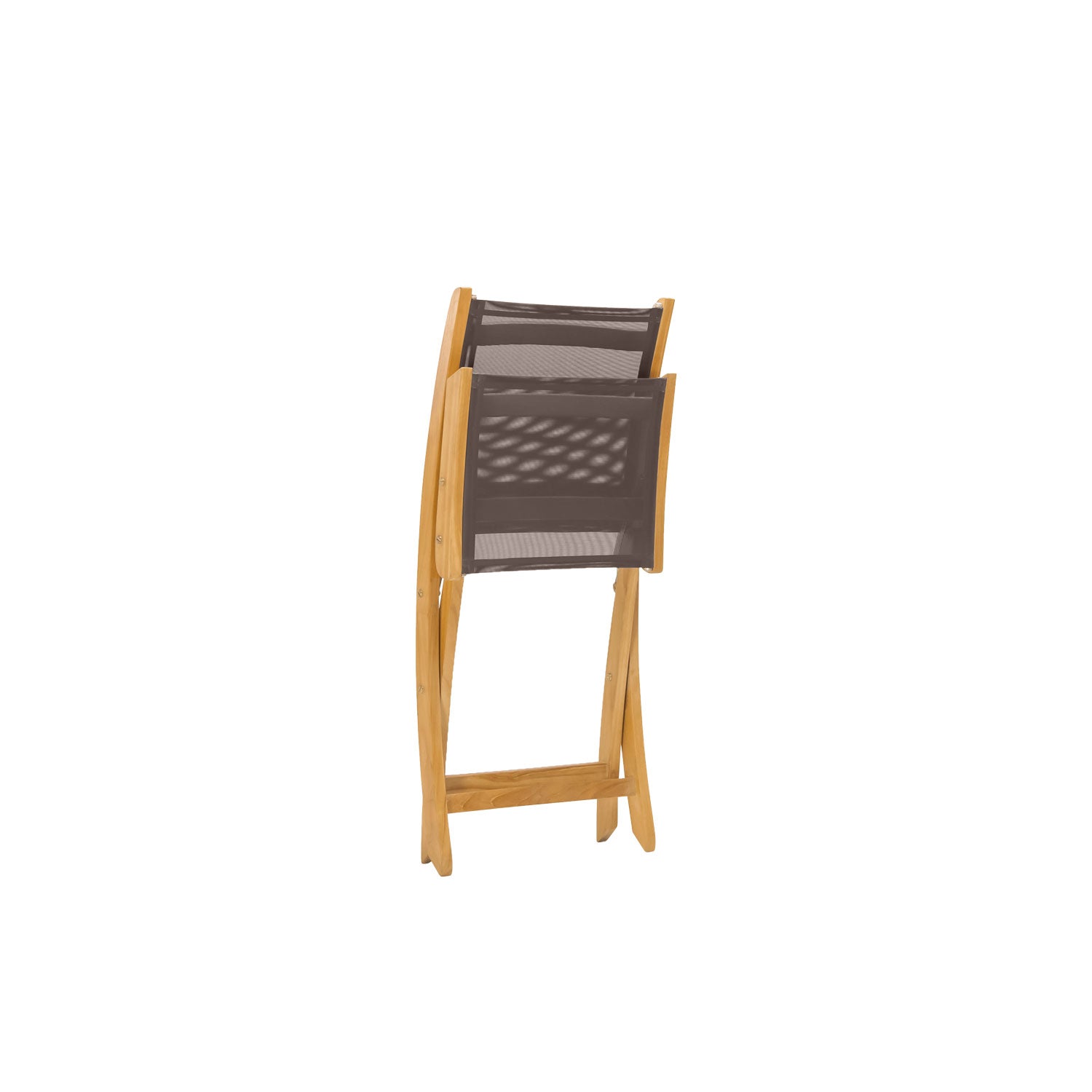 Mendez Folding Chair Brown - Side Chair