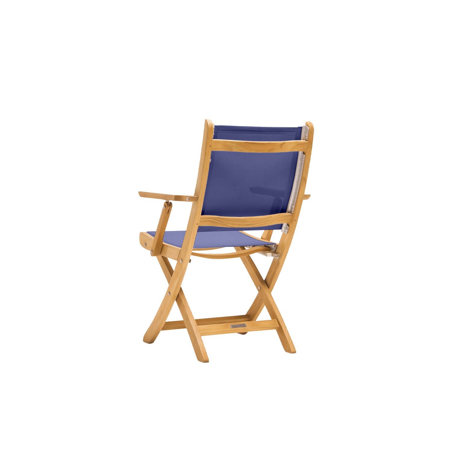 Mendez Folding Chair Dark Blue - Armchair