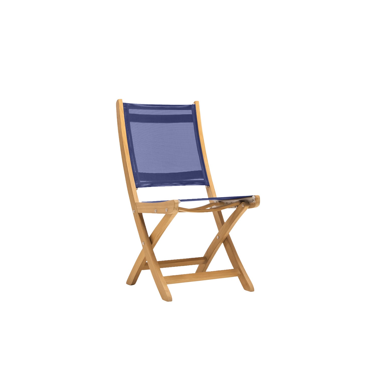 Mendez Folding Chair Dark Blue - Side Chair