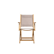 Mendez Folding Chair Grey - Armchair