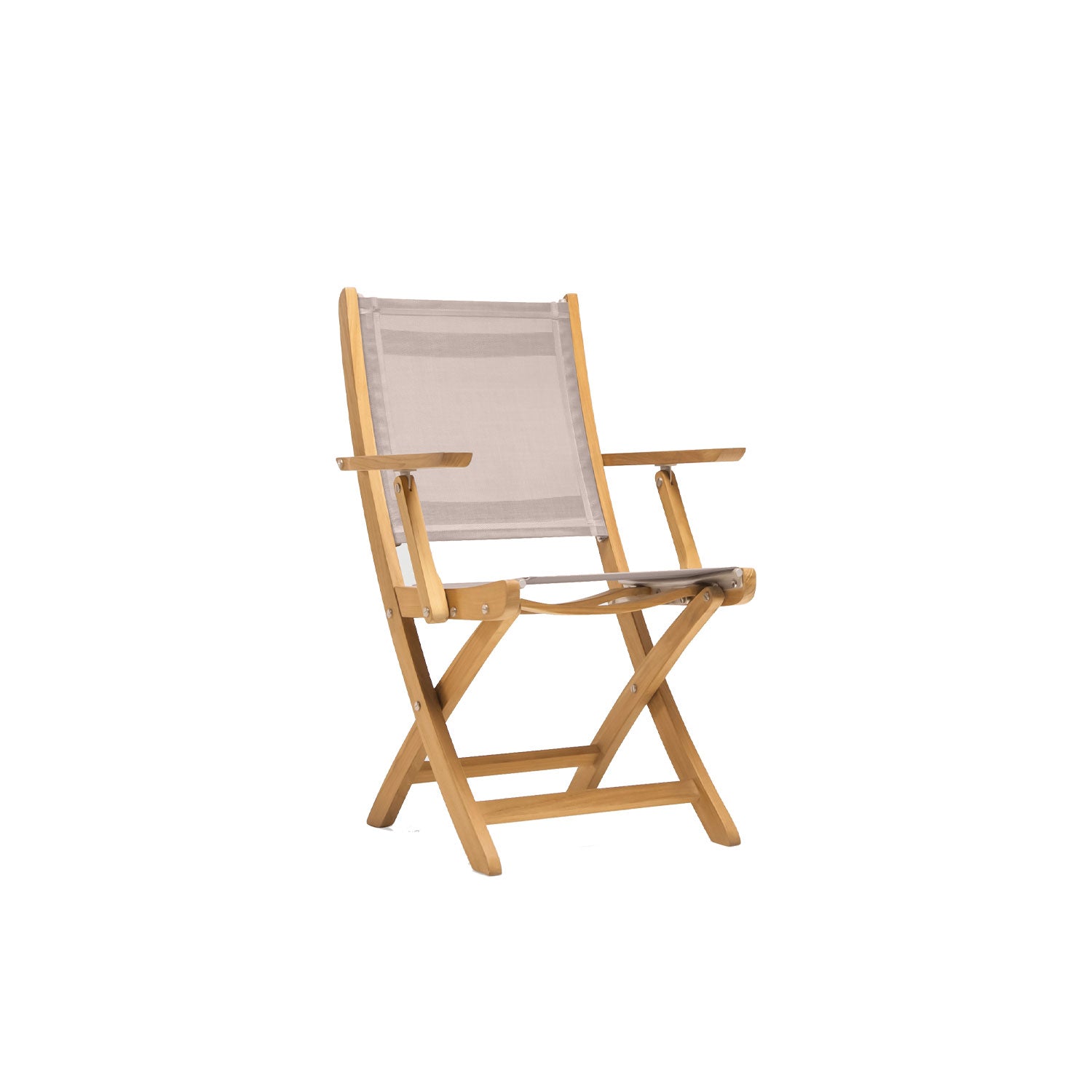 Mendez Folding Chair Grey - Armchair
