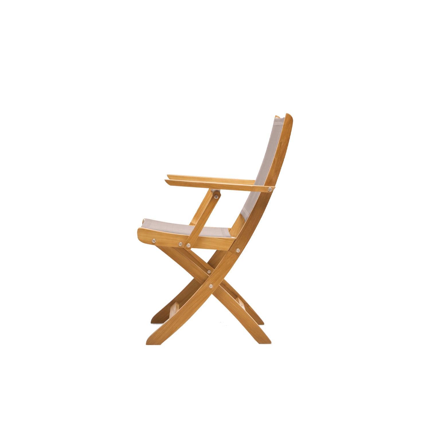 Mendez Folding Chair Grey - Armchair
