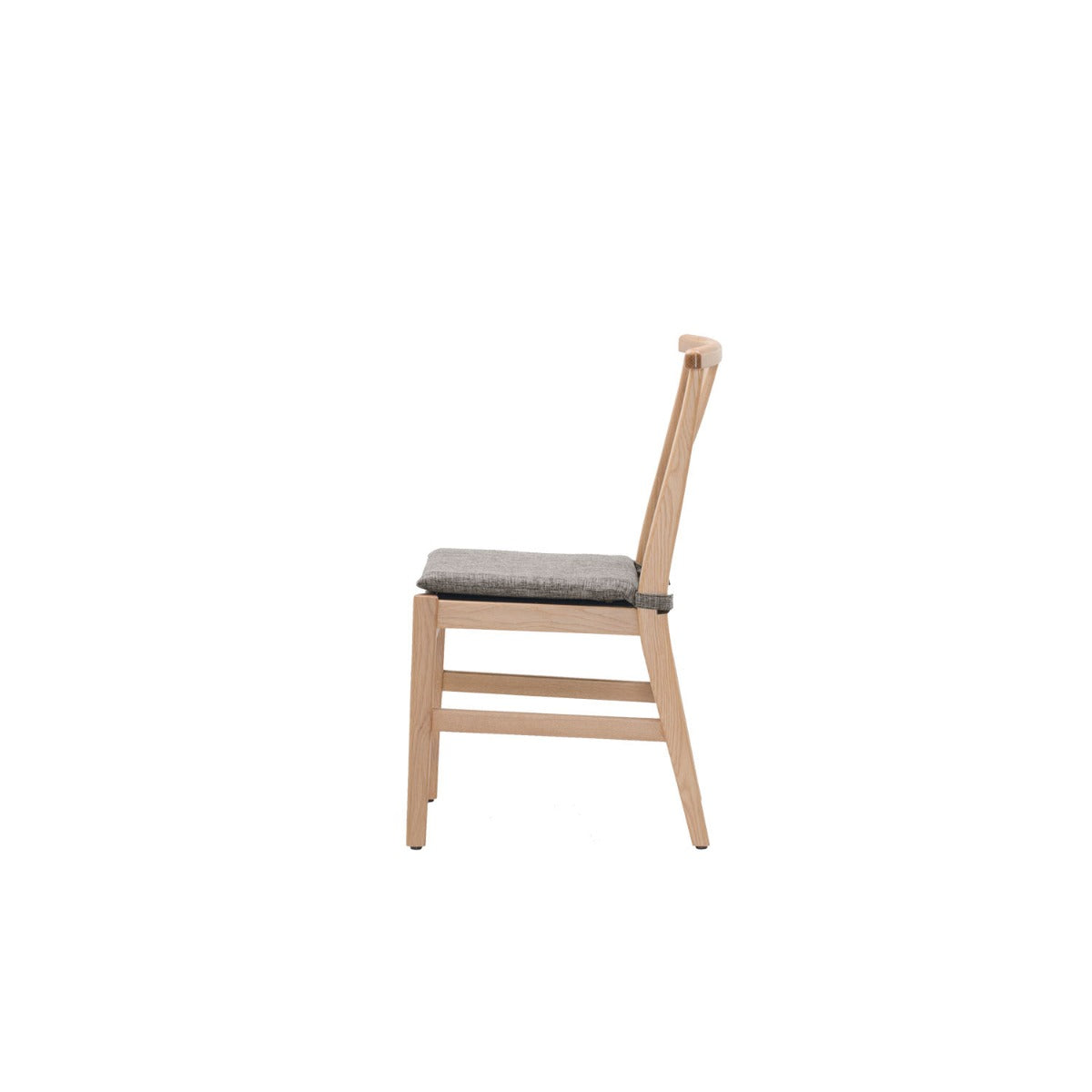Min Dining Chair - Upholstered Seat - Oak / Karl Wheat
