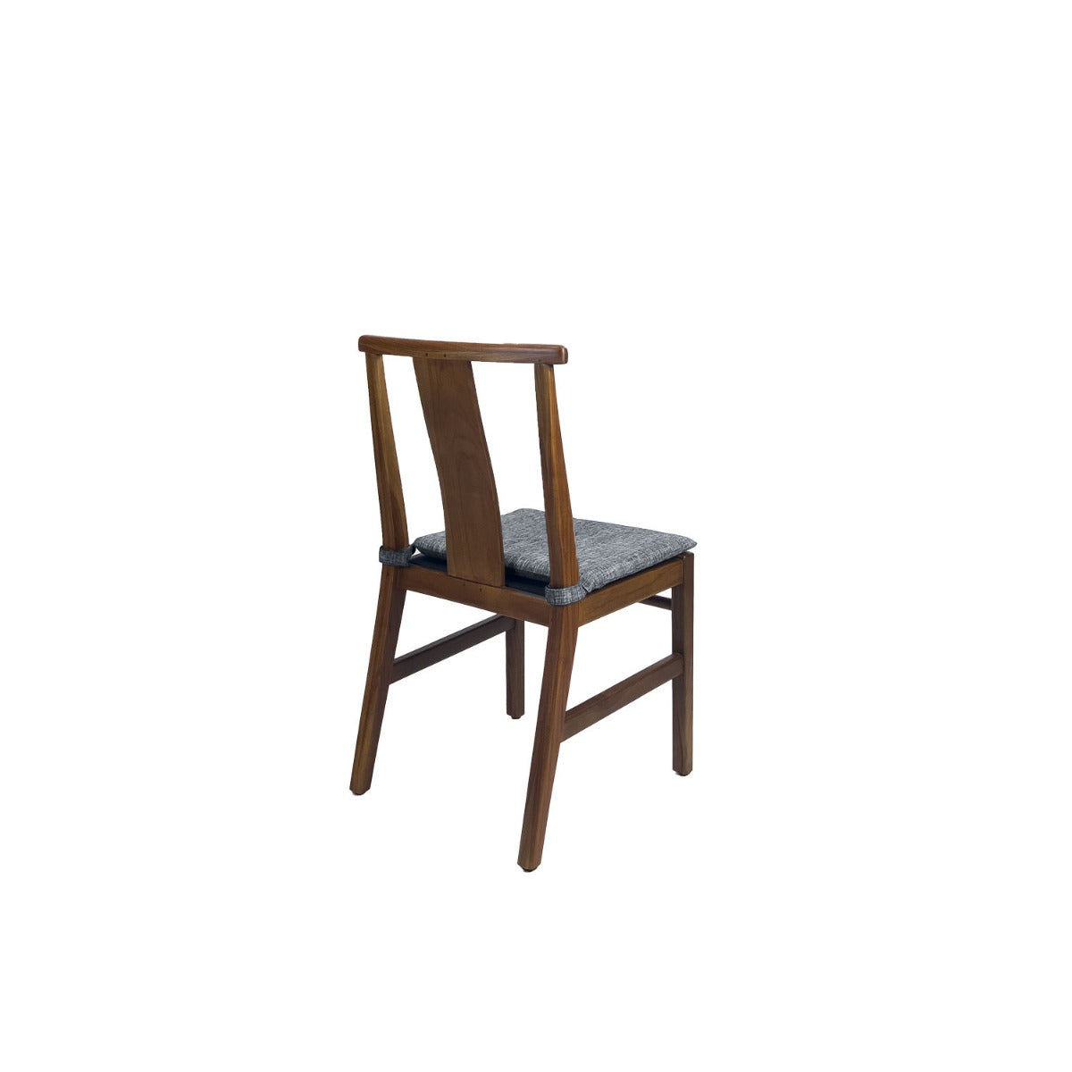 Min Dining Chair - Upholstered Seat - Teak Amber / Karl Ash