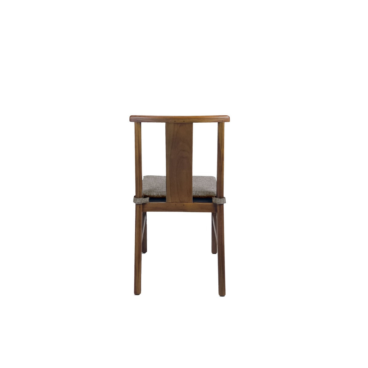Min Dining Chair - Upholstered Seat - Teak Amber / Karl Wheat
