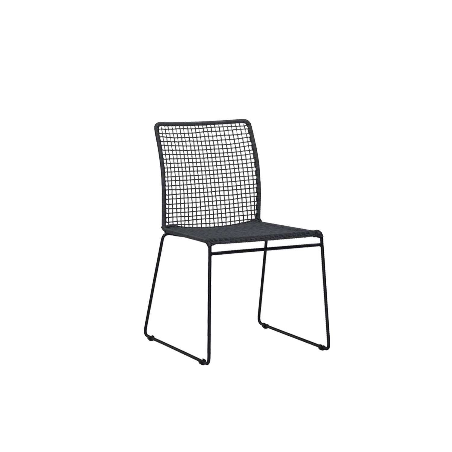 Mina Stacking Chair Black PM4