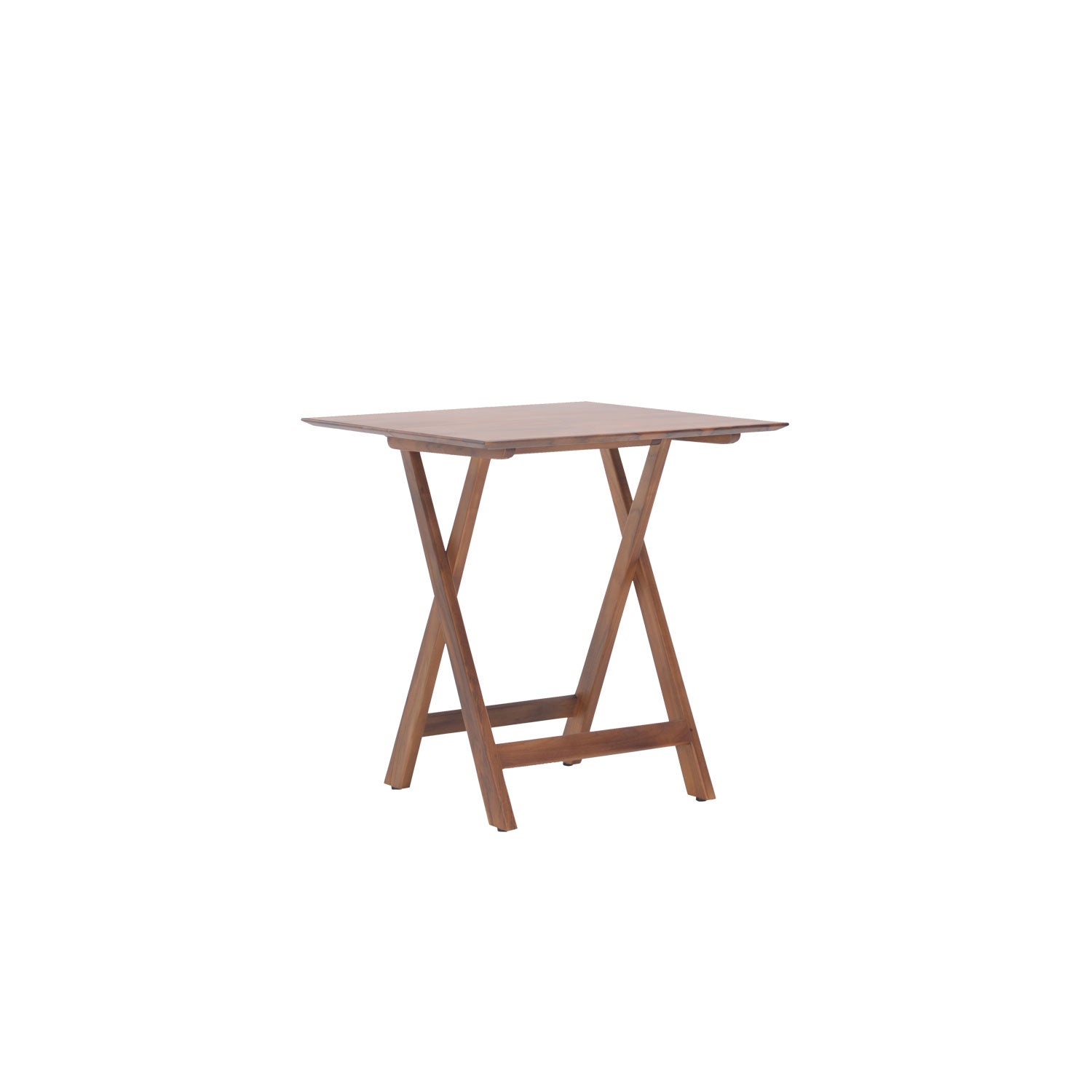Morse Square Folding Dining Table - Teak Amber