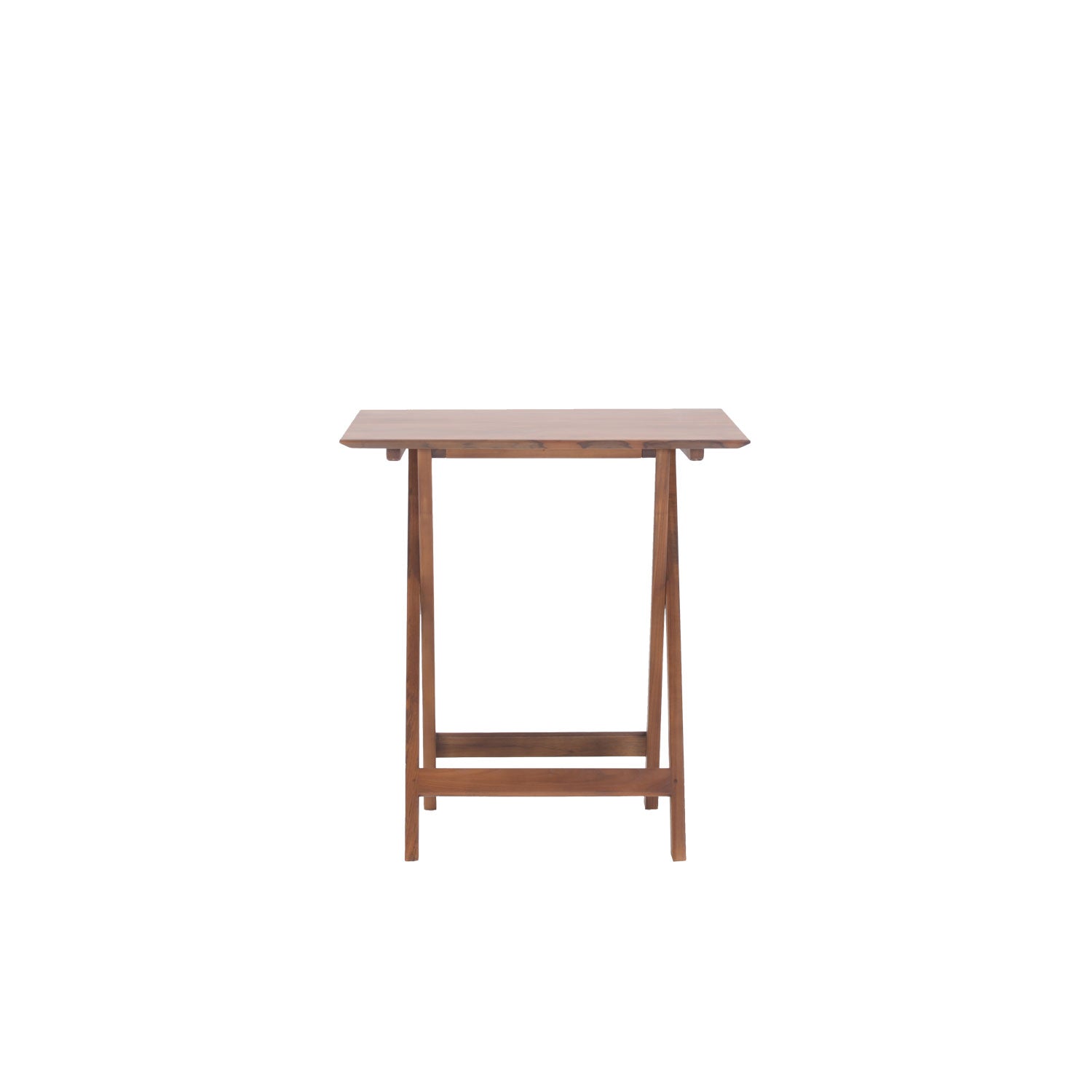 Morse Square Folding Dining Table - Teak Amber