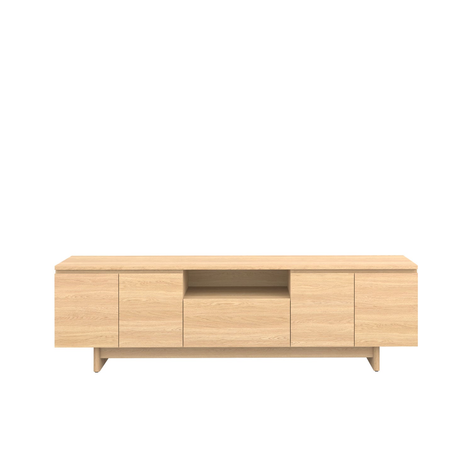 Moxie TV Unit 200 Oak - Oak/Oak / Oak Veneer