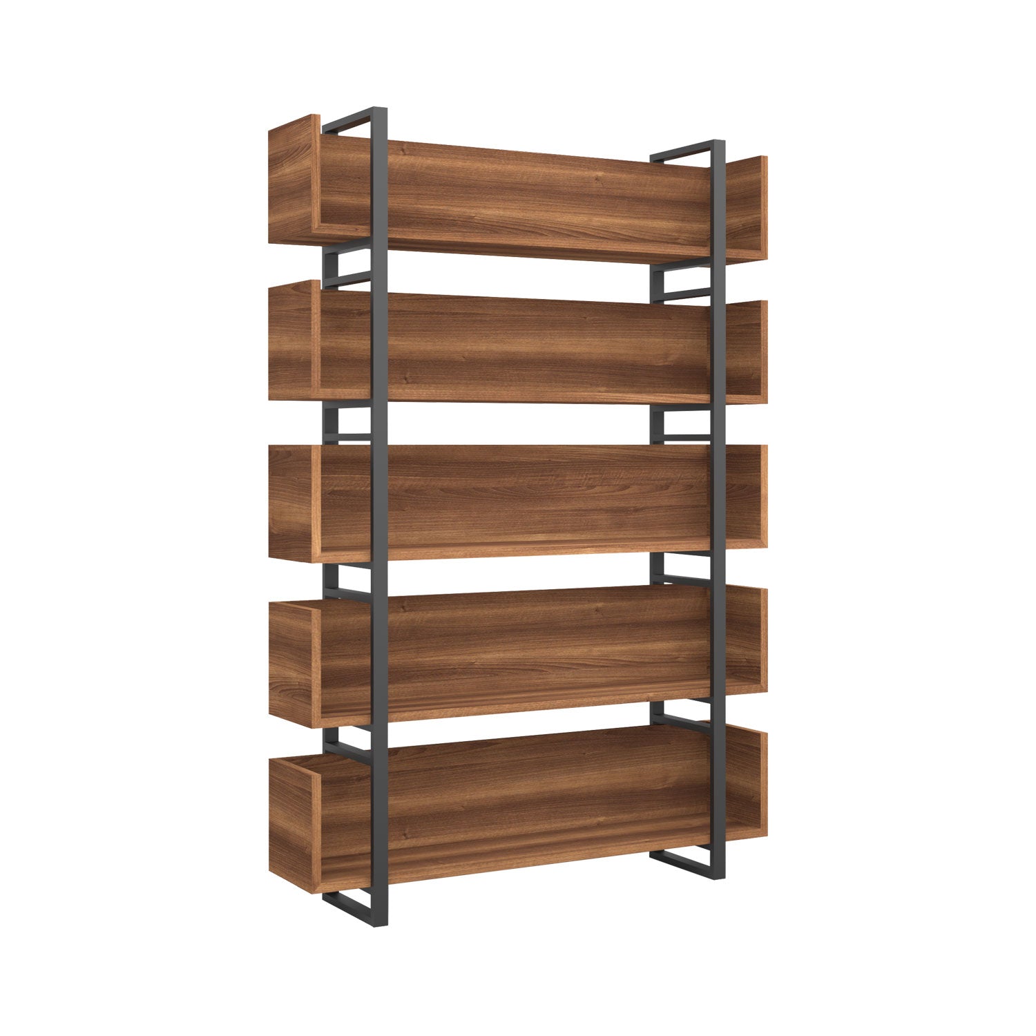 Nhi Bookcase Walnut - W140cm