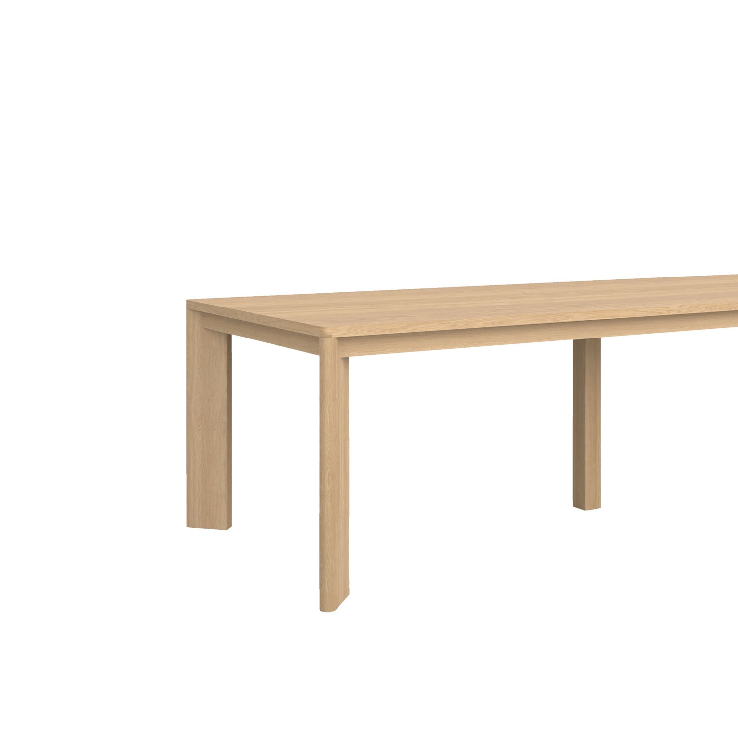 Niall Dining Table Oak - 240x100 - 10 Seater
