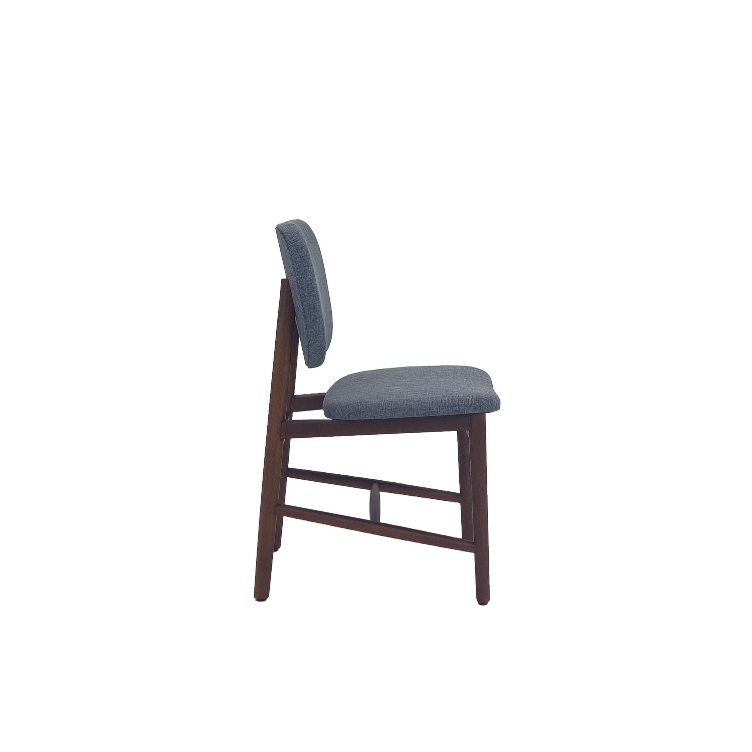 Olar Dining Chair - Teak Amber / Karl Ash