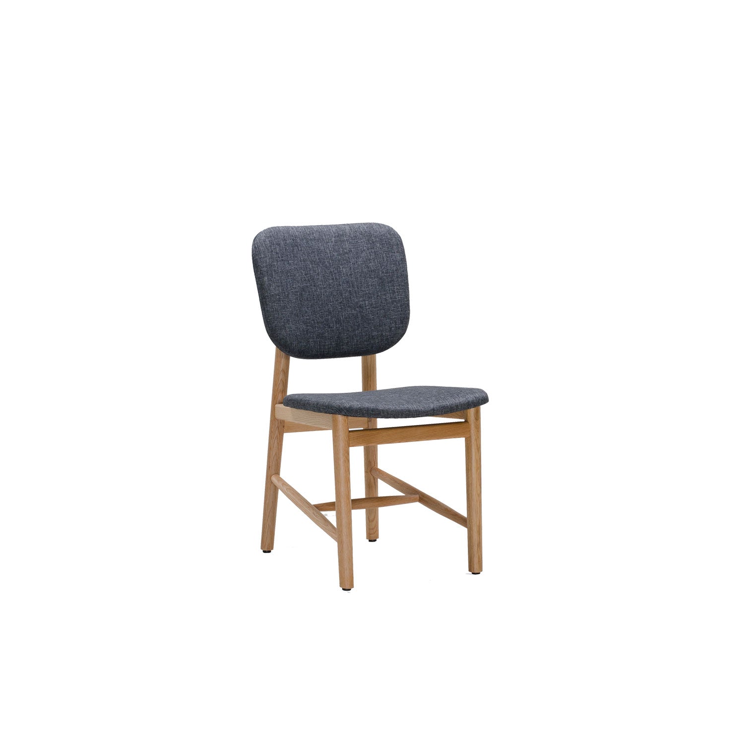 Olar Dining Chair - Oak / Karl Dark Grey