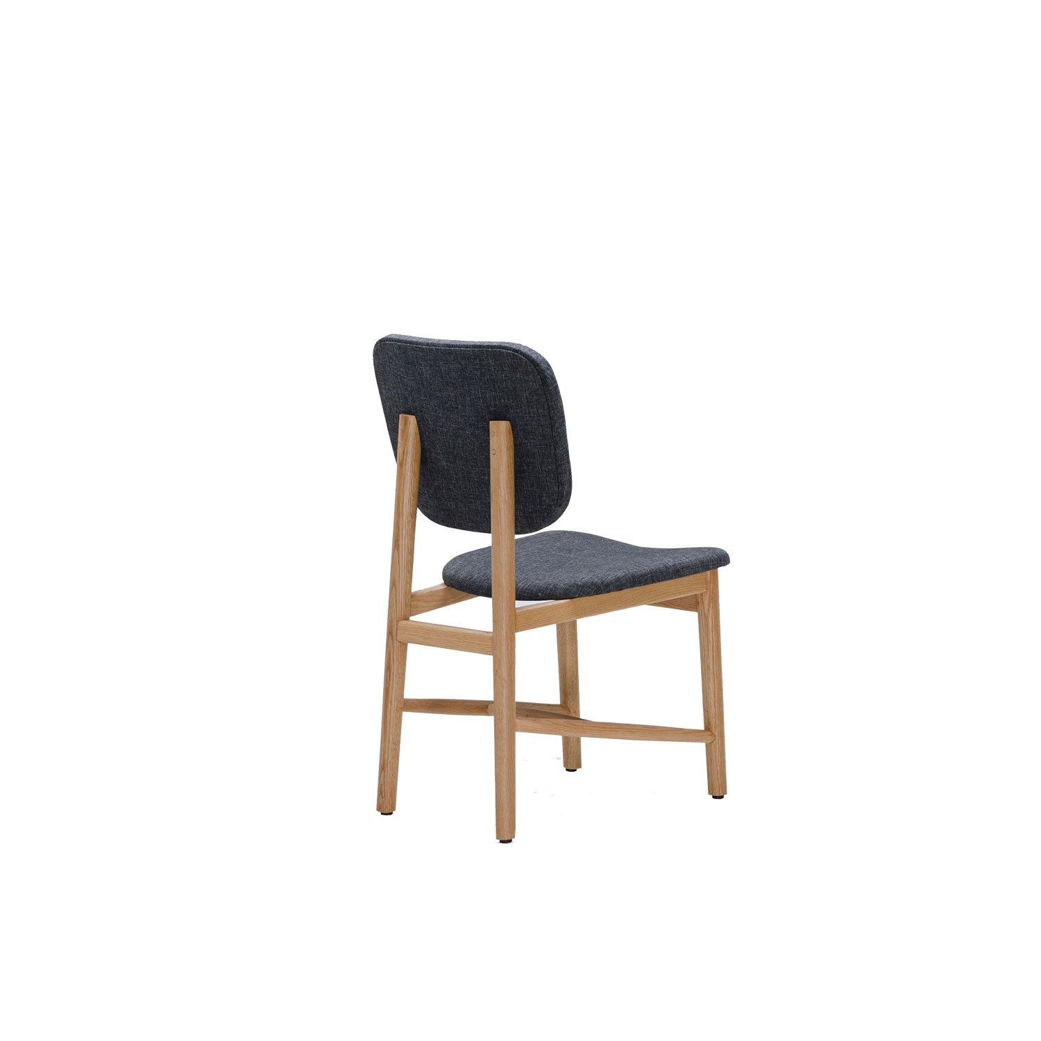 Olar Dining Chair - Oak / Karl Dark Grey