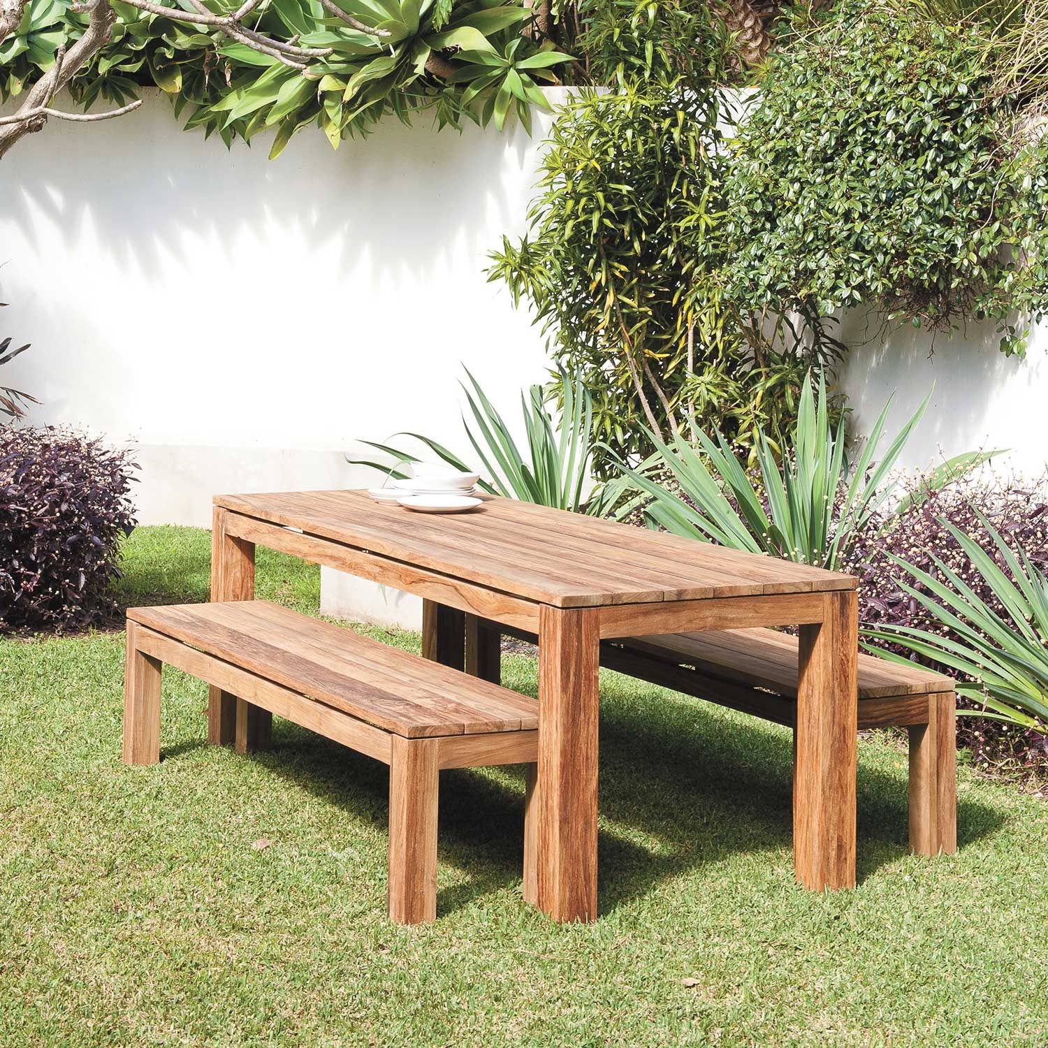 Pierson Table and Bench Dining Set