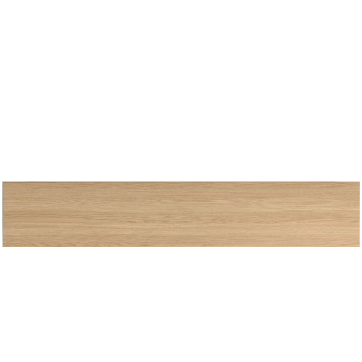 Piav Alu Indoor Backless Bench Black - L230 - 4 Seater / Oak