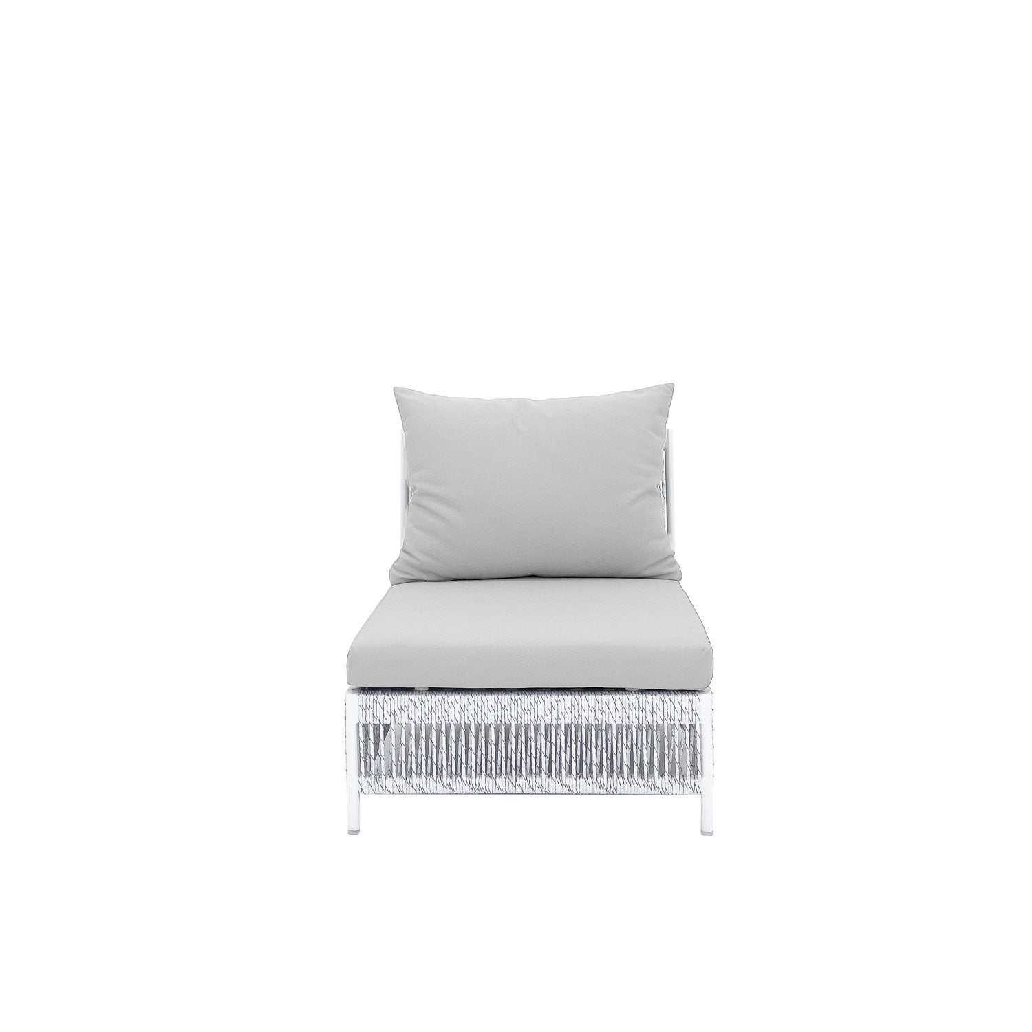 Planar Alu Modular Outdoor Midsection White PT4 - Olefin Grey