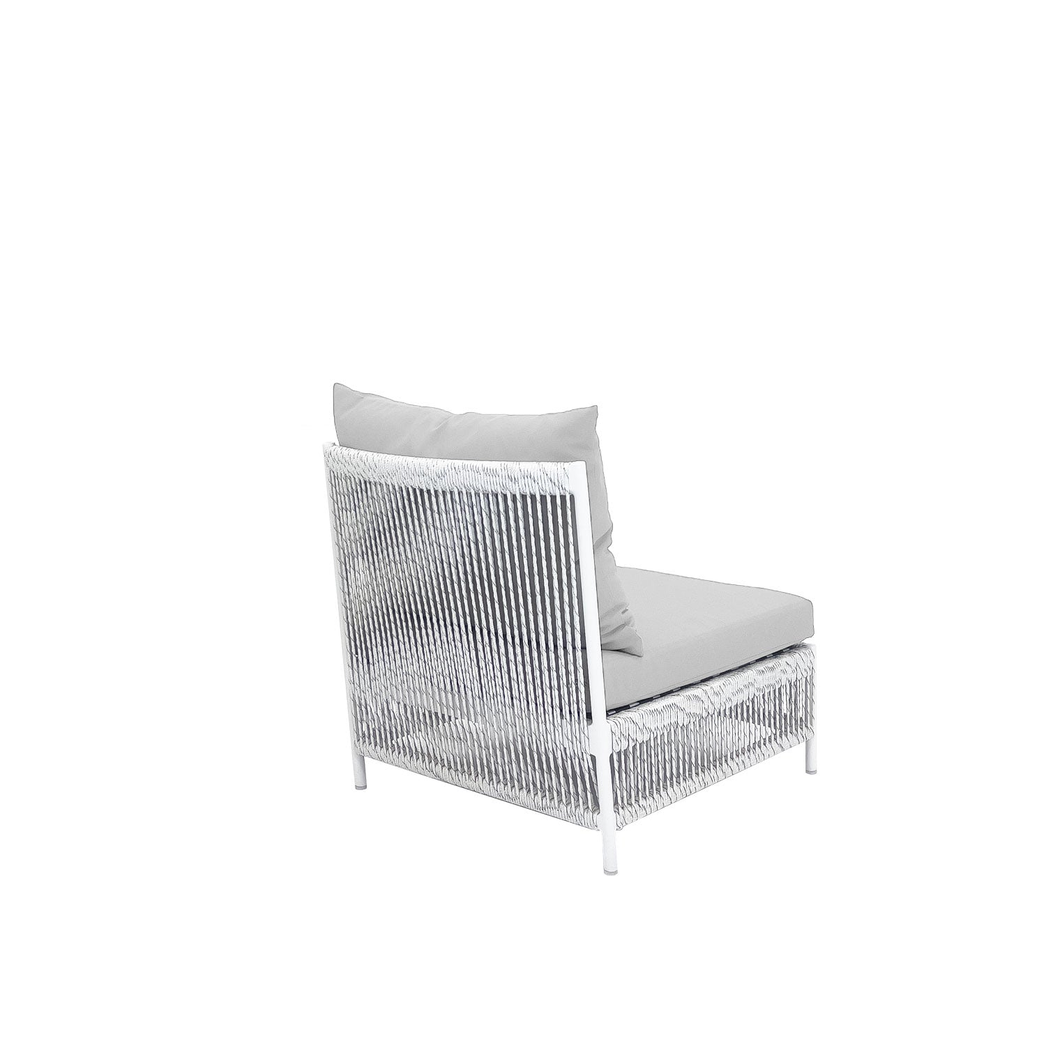 Planar Alu Modular Outdoor Midsection White PT4 - Olefin Grey