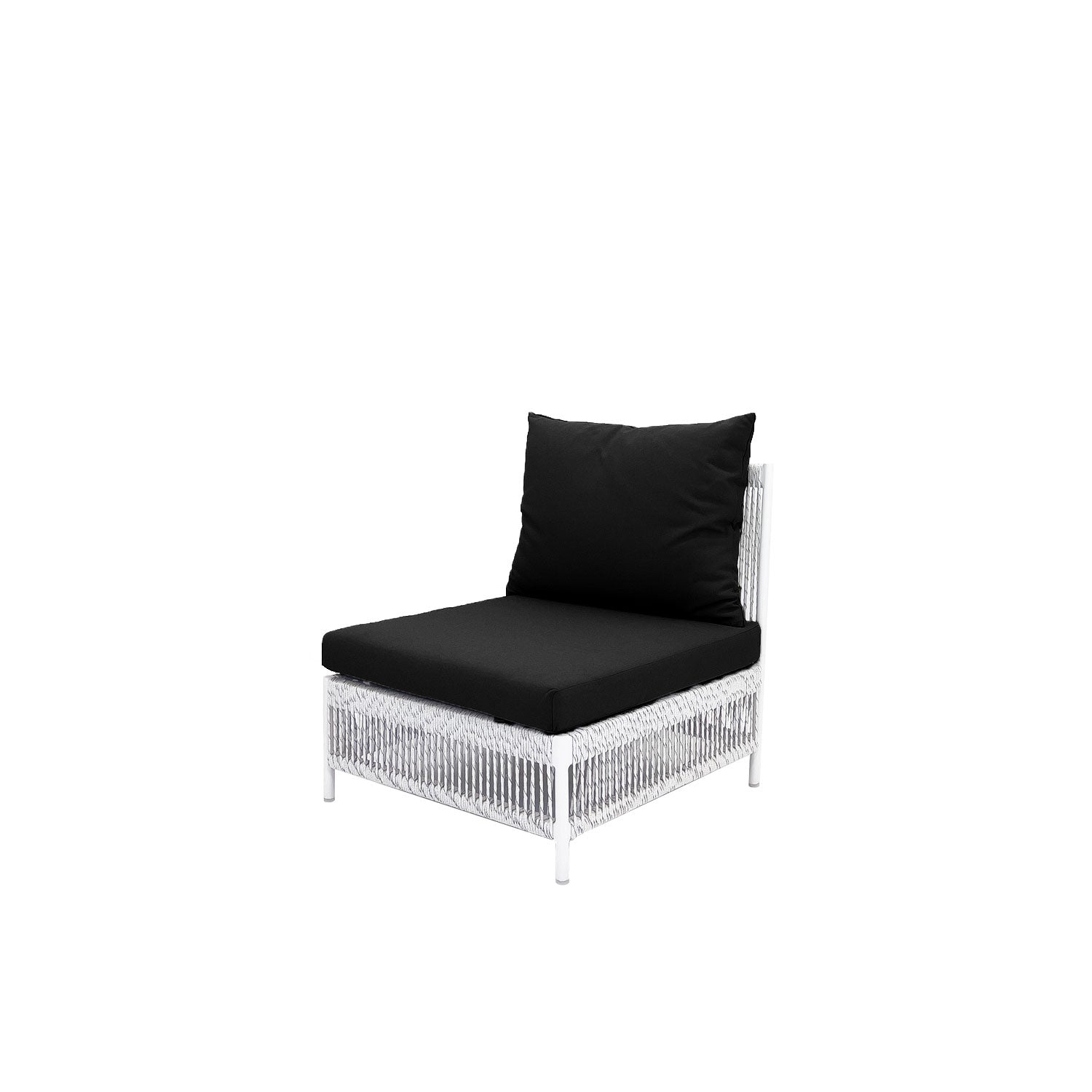 Planar Alu Modular Outdoor Midsection White PT4 - Olefin Black