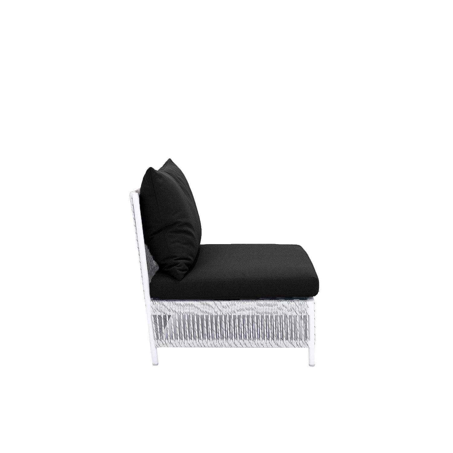 Planar Alu Modular Outdoor Midsection White PT4 - Olefin Black