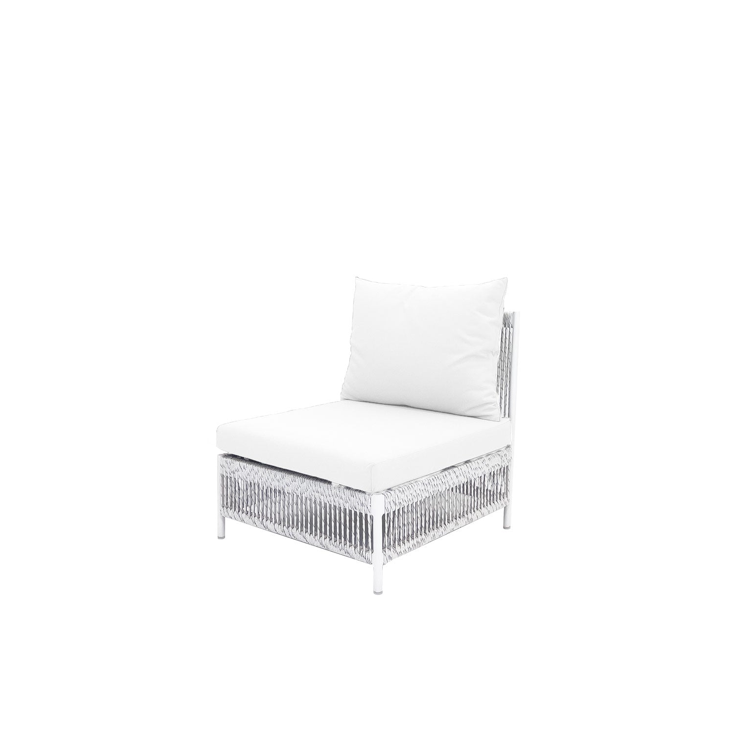 Planar Alu Modular Outdoor Midsection White PT4 - Olefin White